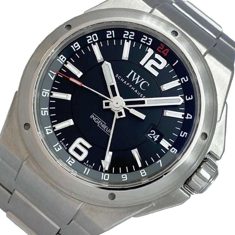 インターナショナルウォッチカンパニー IWC インヂュニア デュアルタイム IW324402 SS 自動巻き メンズ 腕時計