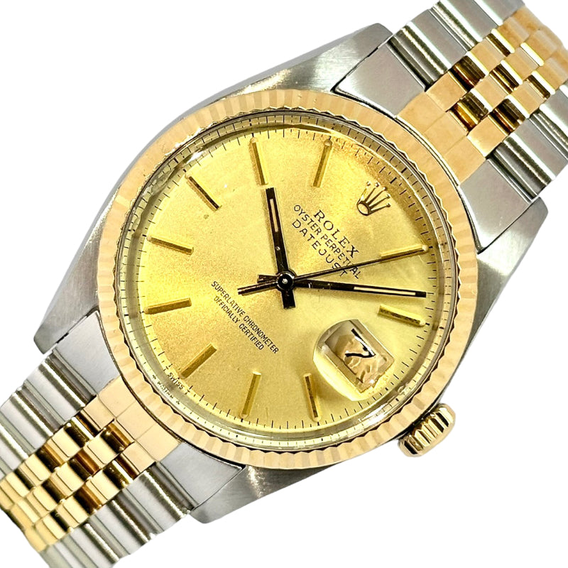 ロレックス デイトジャスト 腕時計 時計 時計 ステンレススチール 16013 自動巻き メンズ 1年保証 ROLEX  ロレックス