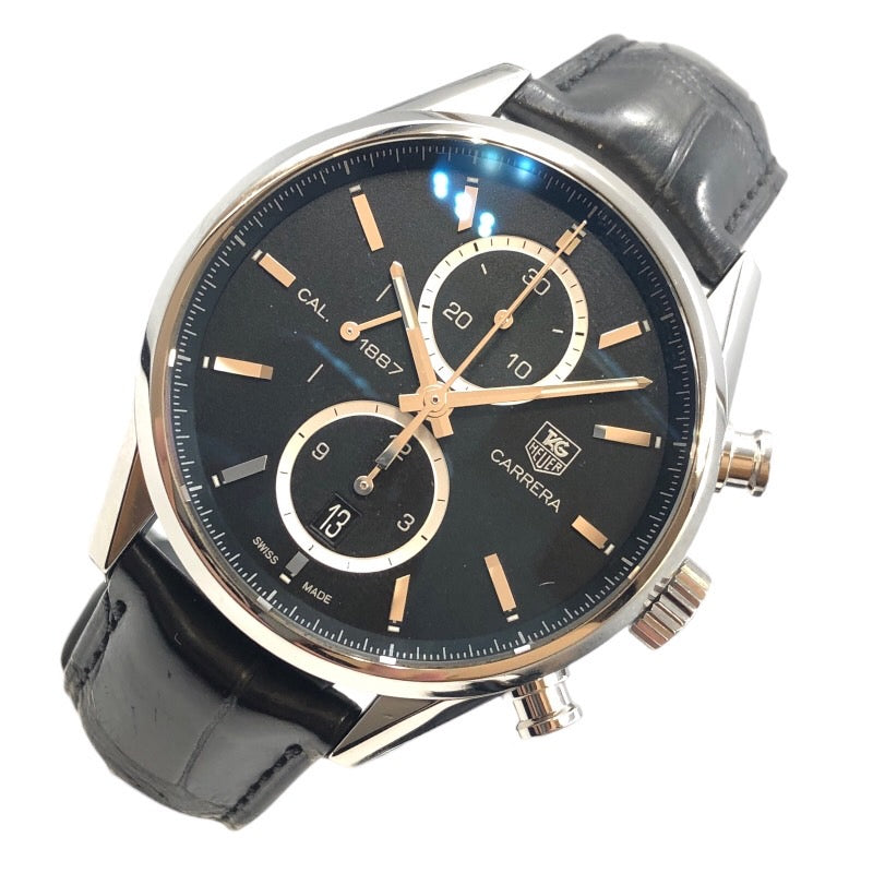 タグ・ホイヤー カレラ クロノグラフ CAR2110 ステンレススチール 腕時計メンズ