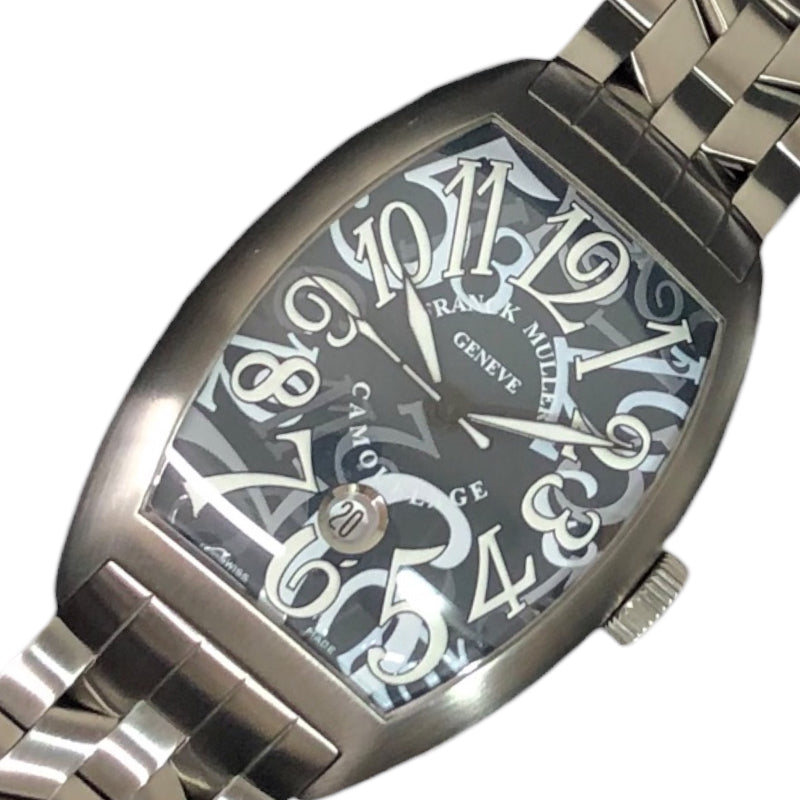 フランク・ミュラー FRANCK MULLER カサブランカ カモフラージュ グレー 8880CDTBRCAMOFLAGEAC グレー  ステンレススチール SS 自動巻き メンズ 腕時計