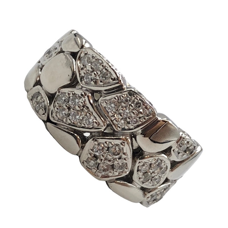 Seiko Jewelry セイコージュエリー Pt900プラチナ リング・指輪 ダイヤモンド0.71ct 11.5号 5.6g レディース【美品】約25mm下部厚み
