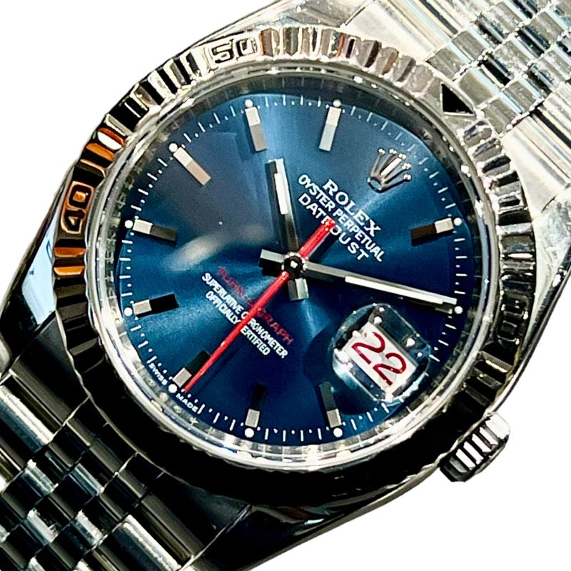 ロレックス ROLEX ターノグラフ 116264 ブルー ホワイトゴールド／ステンレススチール 自動巻き メンズ 腕時計