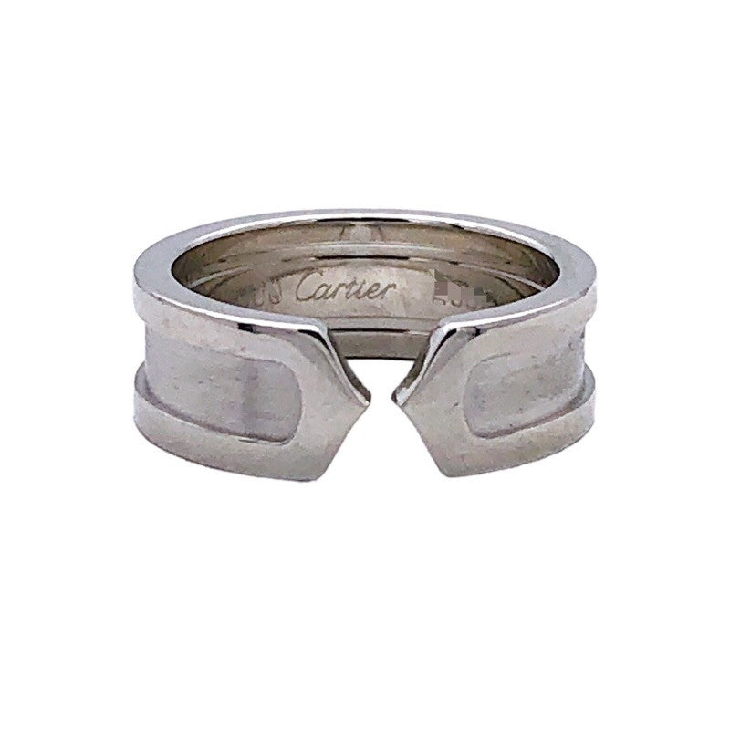 カルティエ C2ダイヤリング SM #49 K18ホワイトゴールド リング・指輪