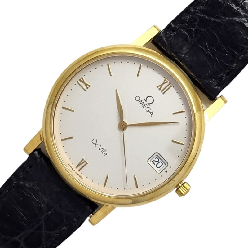 オメガ OMEGA デビル K18イエローゴールド クオーツ ユニセックス 腕時計