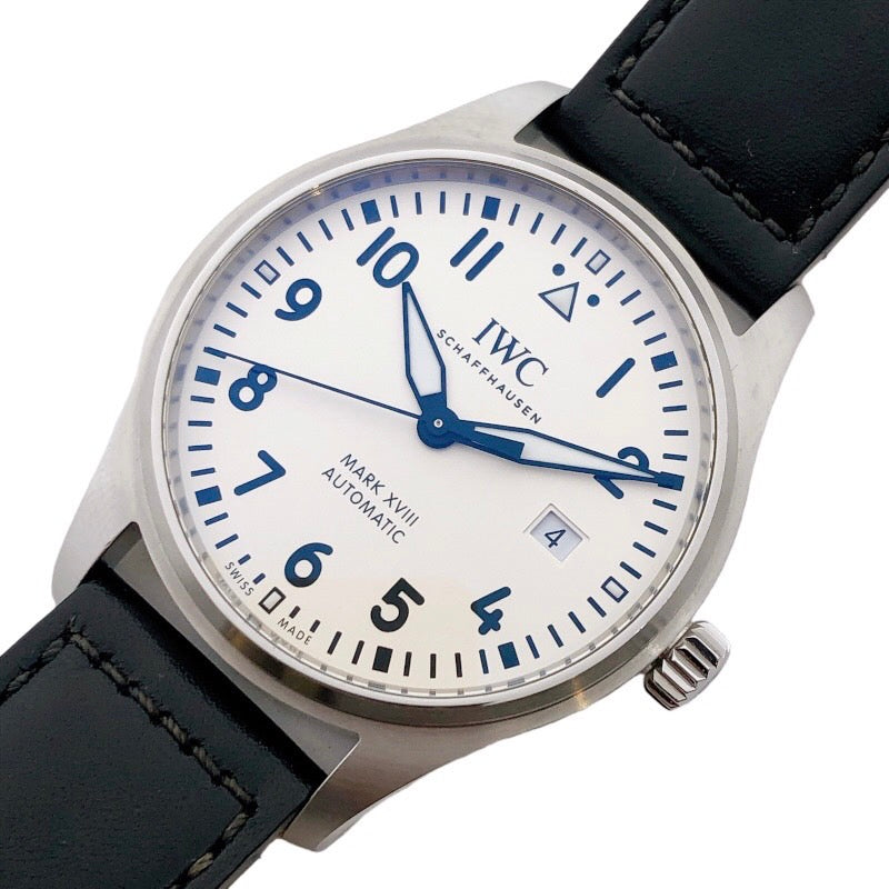 インターナショナルウォッチカンパニー IWC パイロットウォッチ マーク18 IW327012 ホワイト SS 自動巻き メンズ 腕時計