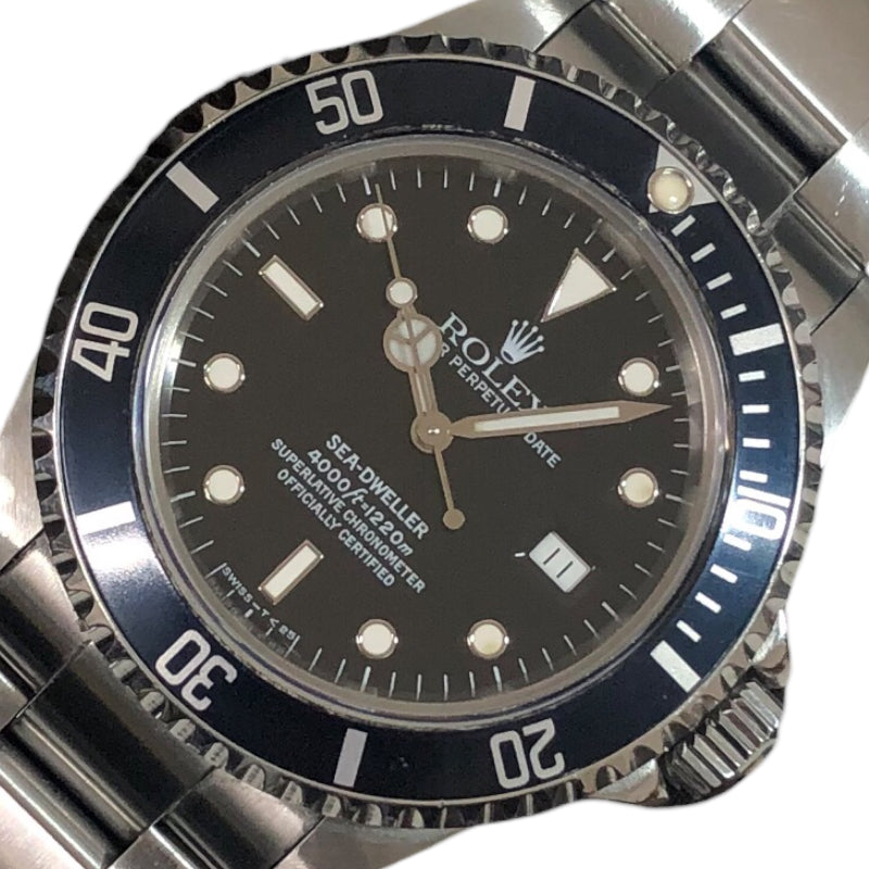 ロレックス ROLEX シードゥエラー S番 16600 黒文字盤 ステンレス 自動巻き メンズ 腕時計