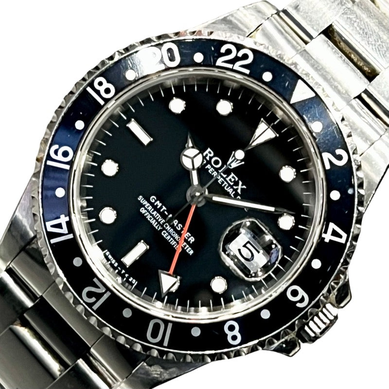 ロレックス ROLEX GMTマスター 16700 ステンレススチール 自動巻き メンズ 腕時計