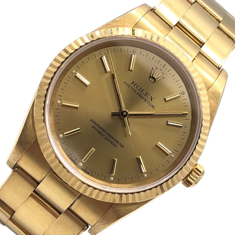 ロレックス ROLEX オイスターパーペチュアル 14238 K18イエロー