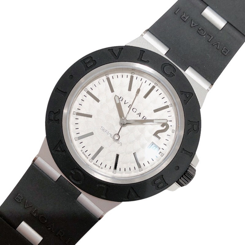 ブルガリ BVLGARI アルミニウム　空山基コラボモデル1000本限定 BB40AT(103703) アルミ ラバー 自動巻き メンズ 腕時計