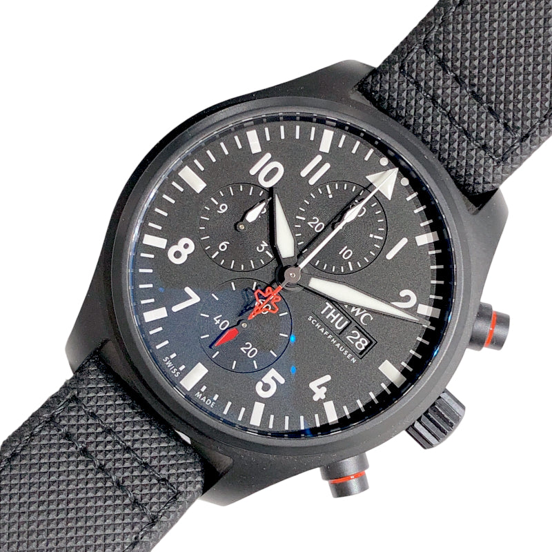 インターナショナルウォッチカンパニー IWC パイロットウォッチ クロノグラフ トップガン SFTI 世界1500本限定 IW389104 セラミック  メンズ 腕時計