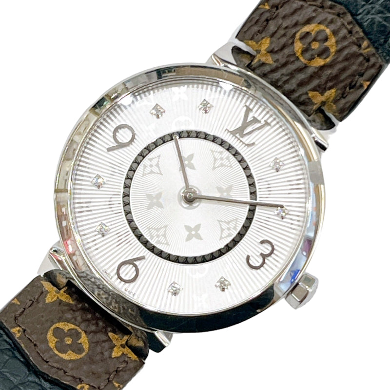 ルイヴィトン  シェブロン Q4K02 クオーツ レディース 腕時計