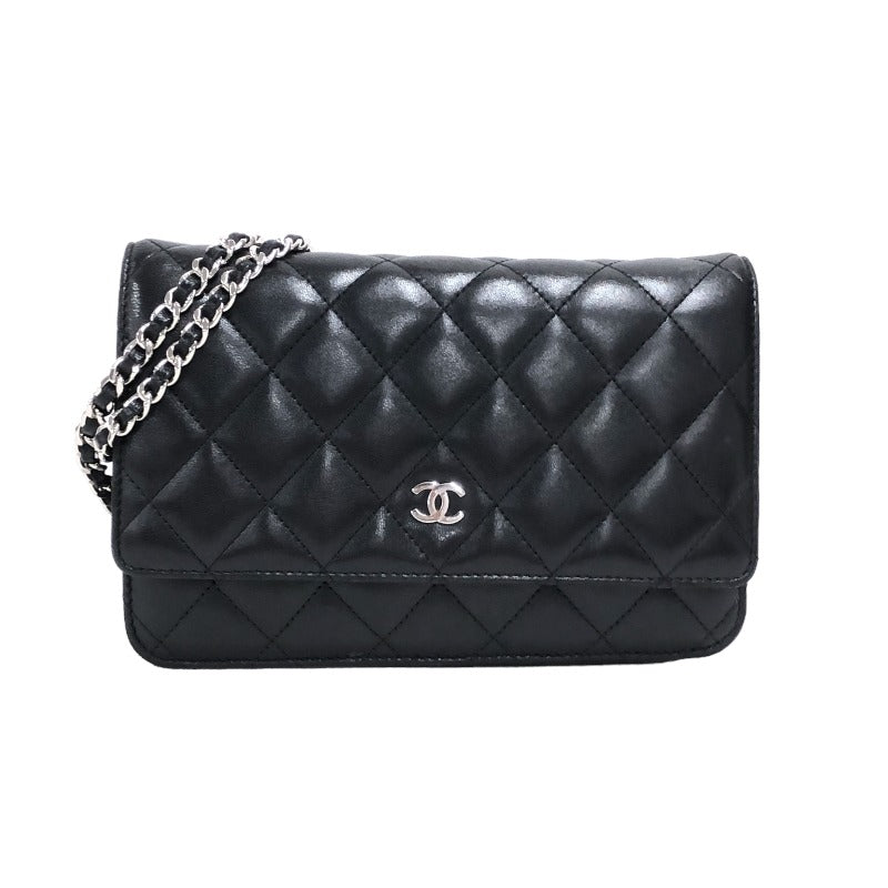 シャネル CHANEL マトラッセ チェーンウォレット A33814 20番台