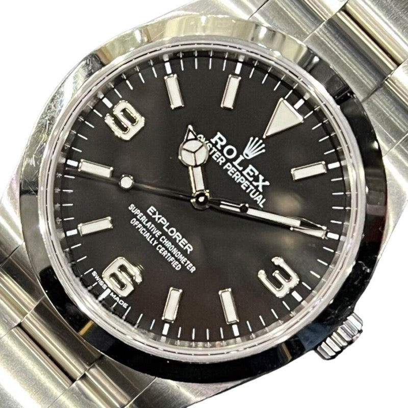 ロレックス ROLEX エクスプローラー1 214270 シルバー ステンレススチール メンズ 腕時計
