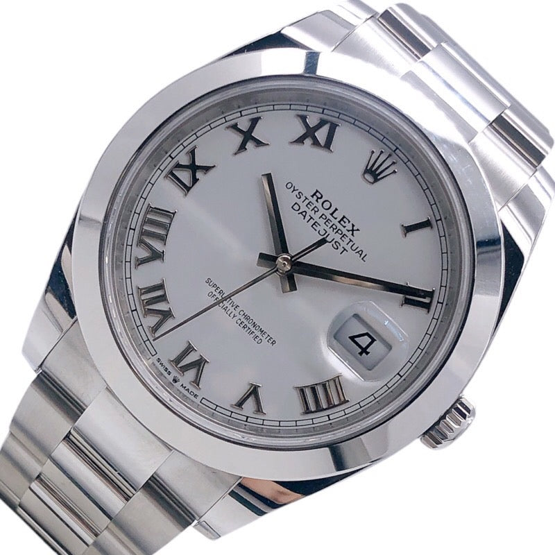 ロレックス ROLEX デイトジャスト41　ローマ 126300 シルバー ステンレススチール 自動巻き メンズ 腕時計