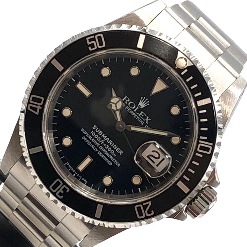 ロレックス ROLEX サブマリーナ 16610 ブラック SS メンズ 腕時計 ...