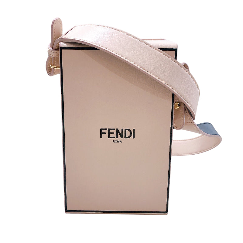 フェンディの商品はこちらFENDI フェンディ 起毛ファブリック×本革 レザー ショルダーバッグ