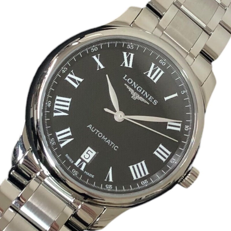 ロンジン LONGINES マスターコレクション L2.628.4.51.6 黒文字案 ステンレス メンズ 腕時計 | 中古ブランドリユースショップ  OKURA(おお蔵)