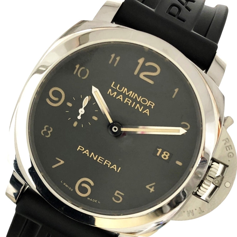 パネライ PANERAI ルミノール マリーナ 1950 3デイズ オートマティック PAM00359 ブラック SS メンズ 腕時計 |  中古ブランドリユースショップ OKURA(おお蔵)