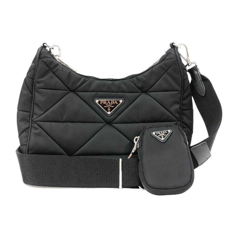 プラダ PRADA RE-Nylon パデットショルダーバッグ 1BC151 ブラック 