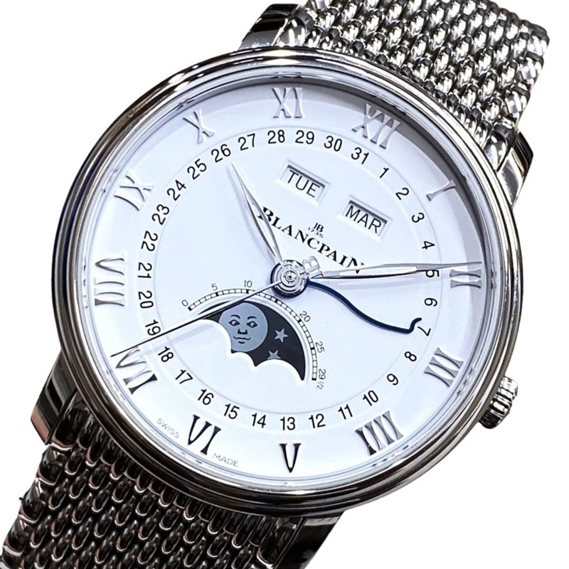 ブランパン BLANCPAIN ヴィルレ コンプリートカレンダー 6654-1127-55B SS メンズ 腕時計