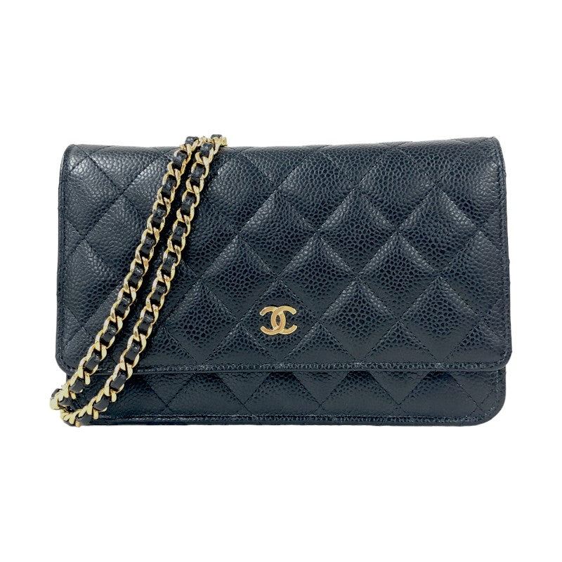 シャネル CHANEL マトラッセチェーンウォレット AP0250 ブラック ...