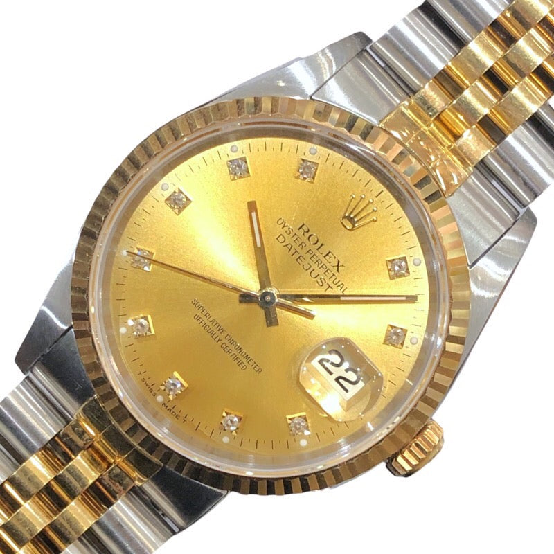 ロレックス ROLEX デイトジャスト 16233G K18/SS メンズ 腕時計 | 中古 ...