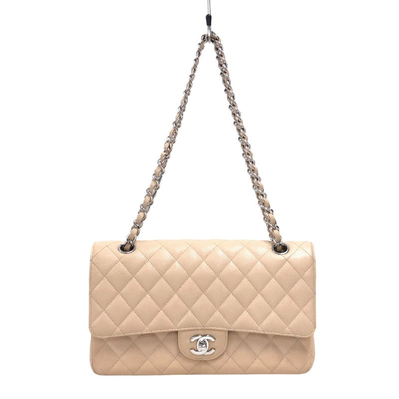 シャネル CHANEL マトラッセ25 A01112 19番台 ベージュ シルバー