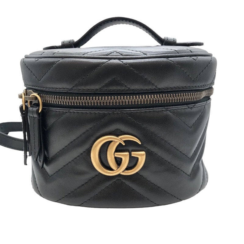 グッチ GUCCI GGマーモントバックパック 598594 ブラック レザー