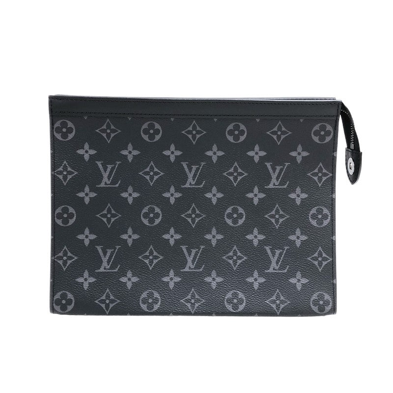 ルイ・ヴィトン LOUIS VUITTON ポシェット ヴォワヤージュ M61692 ノワール モノグラム エクリプス メンズ セカンドバッグ