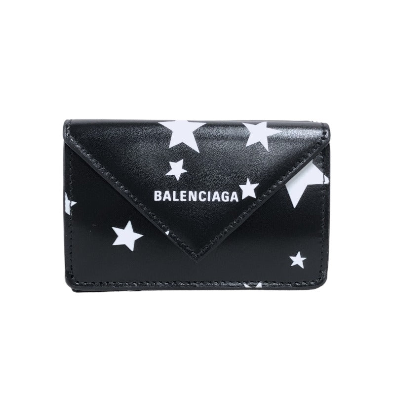 財布新品未使用　★美品★　BALENCIAGA ブラック モノグラム 財布