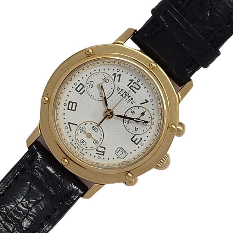 25,000円エルメス 腕時計 クロノグラフ