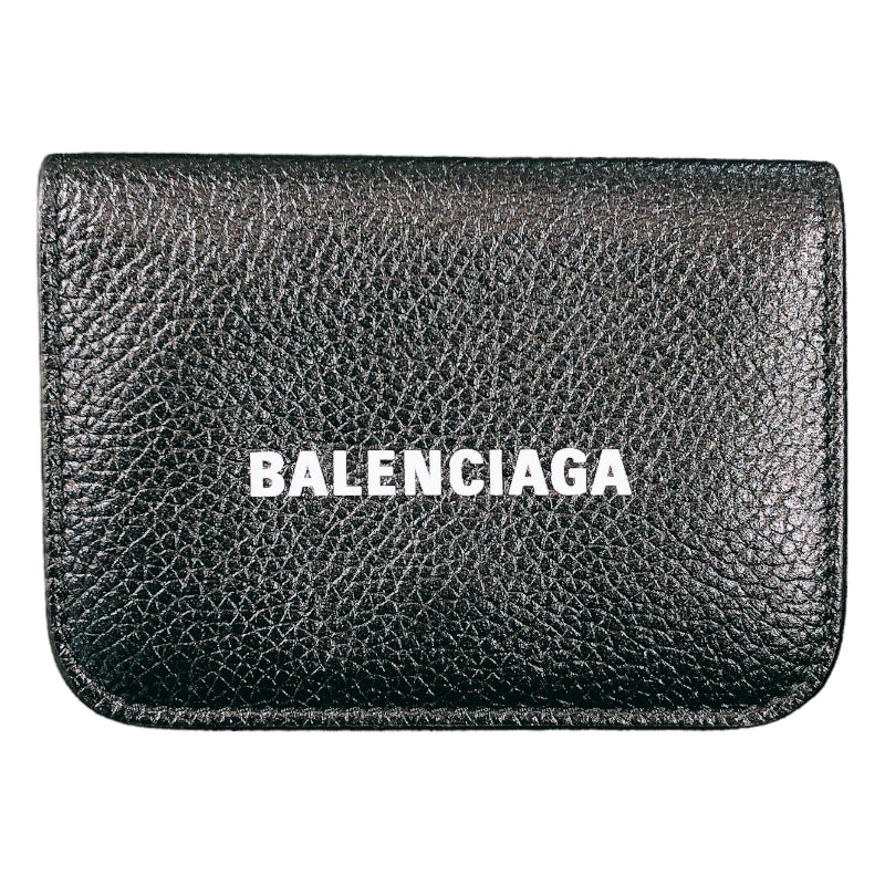 バレンシアガ BALENCIAGA キャッシュミニウォレット 593813 レザー ユニセックス 三つ折り財布