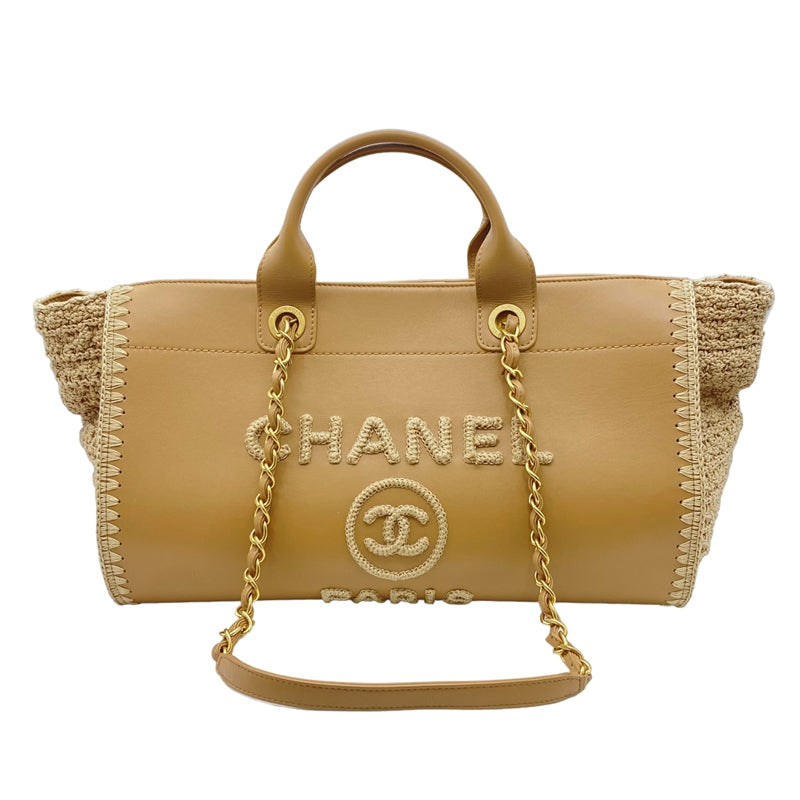 シャネル CHANEL ドーヴィル ラージショッピングバッグ A66941