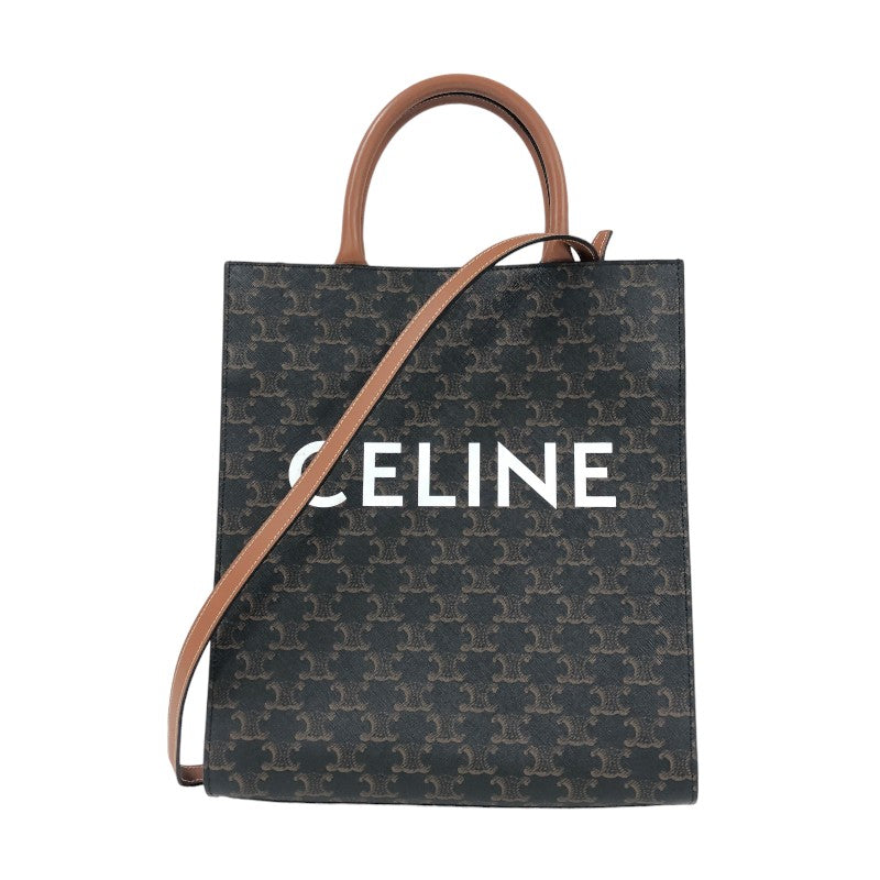 セリーヌ CELINE スモールパーティカルカパ 191542BZ タン トリオンフ