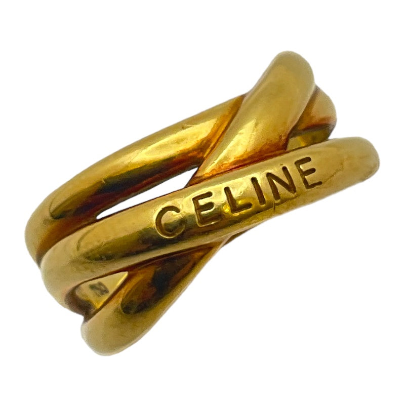 【5/9 再度お値下げしました]CELINE K18リング ゴールドダイヤモンド
