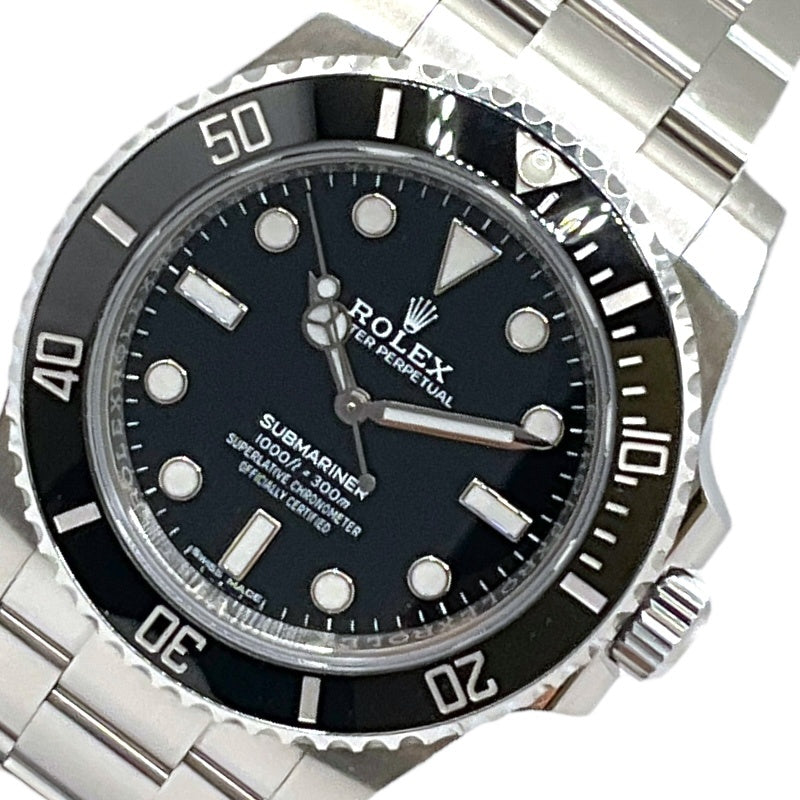 ロレックス ROLEX サブマリーナ ノンデイト 114060 ブラック SS メンズ 腕時計 | 中古ブランドリユースショップ OKURA(おお蔵)