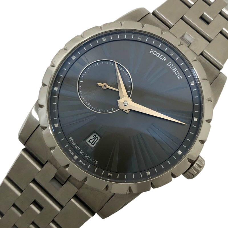 ロジェ・デュブイ ROGER DUBUIS エクスカリバー42 マイクロローター DBEX0449 グレー文字盤 SS メンズ 腕時計