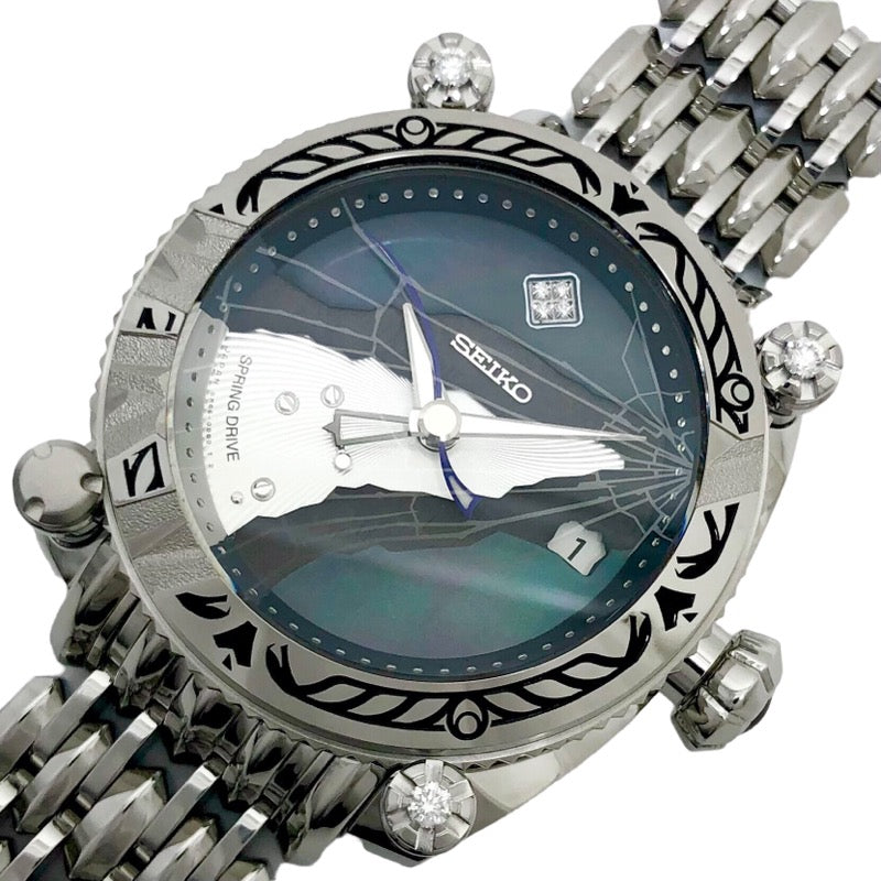 セイコー ガランテ ダズルユーフォリア SBLA105 SS 腕時計メンズ