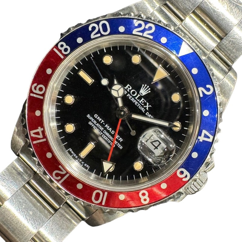 ロレックス ROLEX GMTマスター 16700 レッド×ブルー ステンレススチール メンズ 腕時計