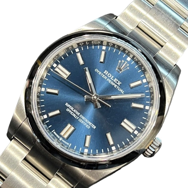 ロレックス ROLEX オイスタ―パーペチュアル36 126000 ブルー文字盤 ステンレススチール SS メンズ 腕時計