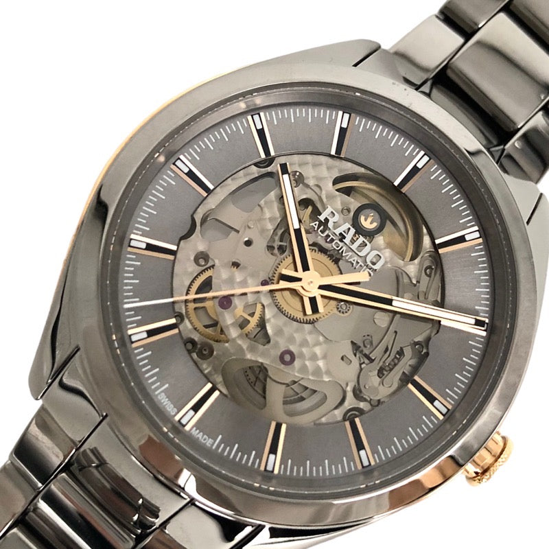 ラドー RADO HYPERCHROME 734.00213 セラミック ステンレススチール 自動巻き メンズ 腕時計