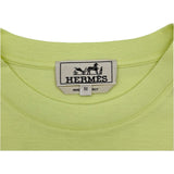 エルメス HERMES タコプリント半袖Ｔシャツ イエロー コットン メンズ 半袖Ｔシャツ