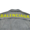 バレンシアガ BALENCIAGA バックロゴデニムジャケット 557388 ブルー コットン メンズ デニムジャケット