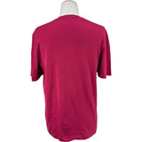 ルイ・ヴィトン LOUIS VUITTON ダミエポケットTシャツ レッド コットン メンズ 半袖Ｔシャツ