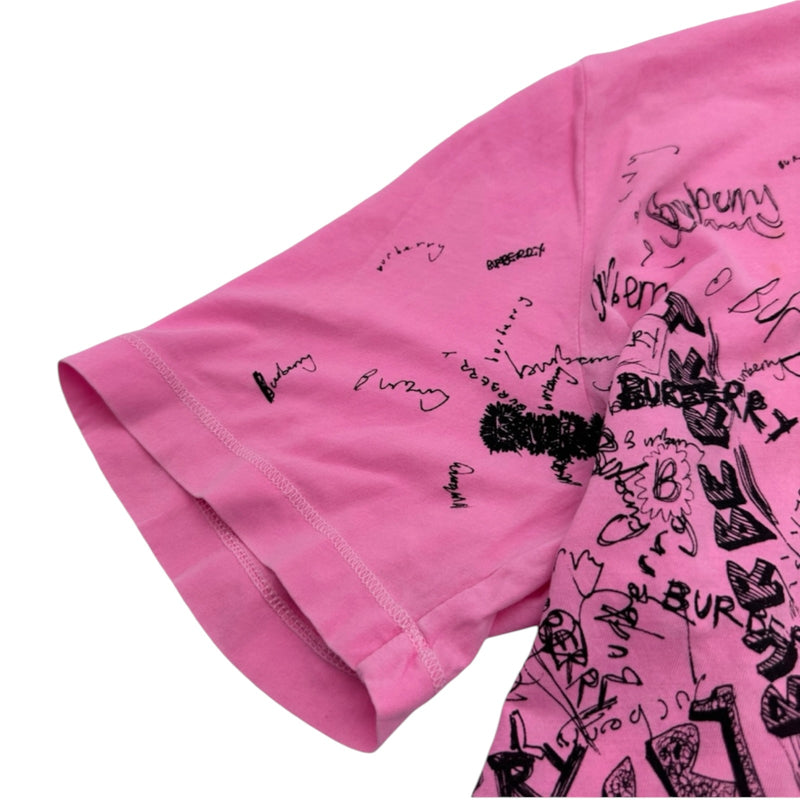 バーバリー BURBERRY ロゴプリント半袖Tシャツ 4067588 ピンク