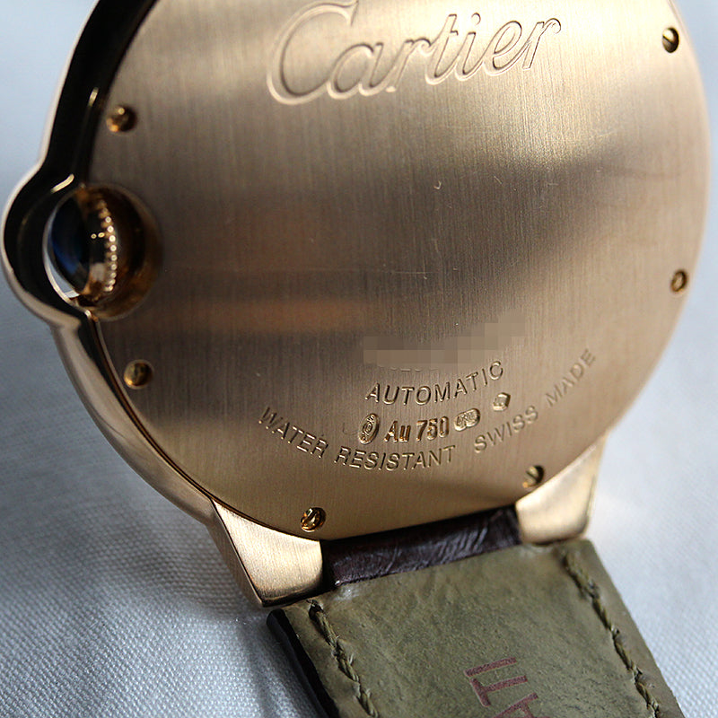 カルティエ Cartier バロンブルー LM W6920037 K18PG/K18純正Dバックル ...
