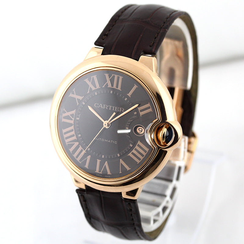 カルティエ Cartier バロンブルー LM W6920037 K18PG/K18純正Dバックル ...