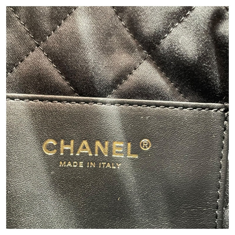 シャネル CHANEL CHANEL22 ミニ AS3980 ブラック GD金具 カーフ レディース ショルダーバッグ