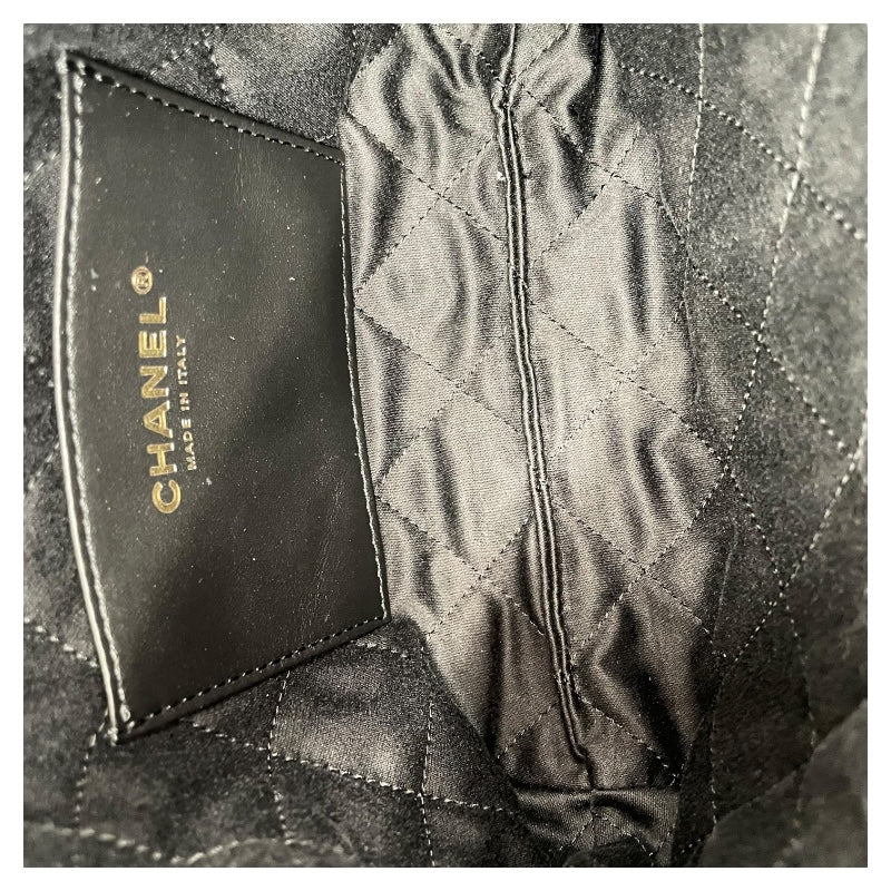シャネル CHANEL CHANEL22 ミニ AS3980 ブラック GD金具 カーフ レディース ショルダーバッグ