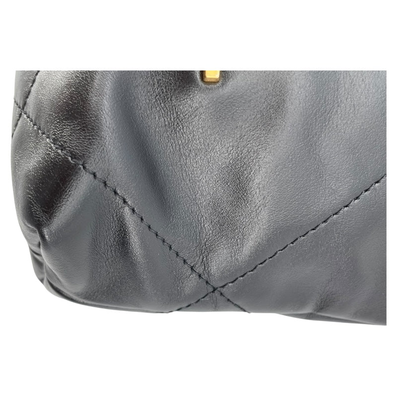シャネル CHANEL CHANEL22 ミニ AS3980 ブラック GD金具 カーフ レディース ショルダーバッグ